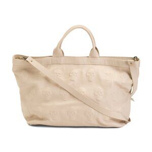 IO PELLE Made In Italy Leather Multiskull Tote